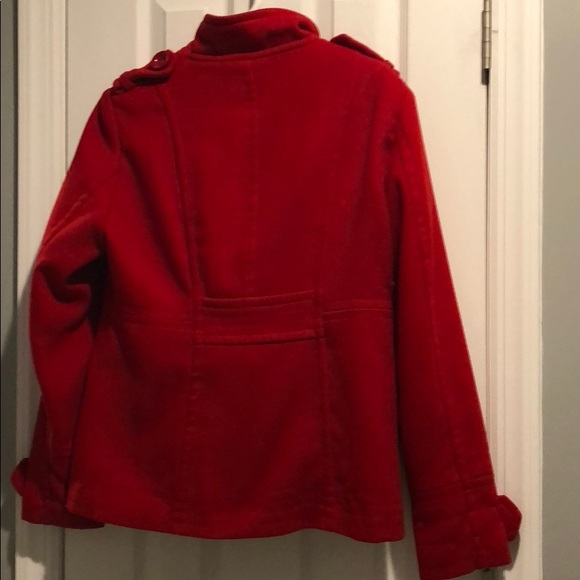✨Price Drop! ✨ Red Pea coat - Picture 5 of 5